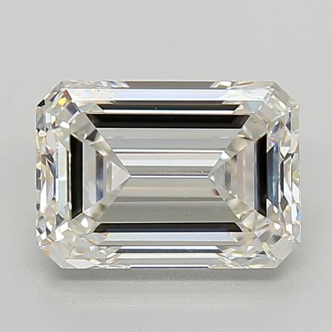 3.04ct G VVS2 Rare Carat Ideal Cut Emerald Lab Grown Diamond