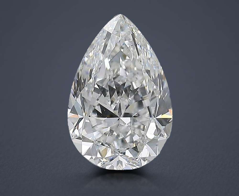 2.50 Carat Pear Natural Diamond
