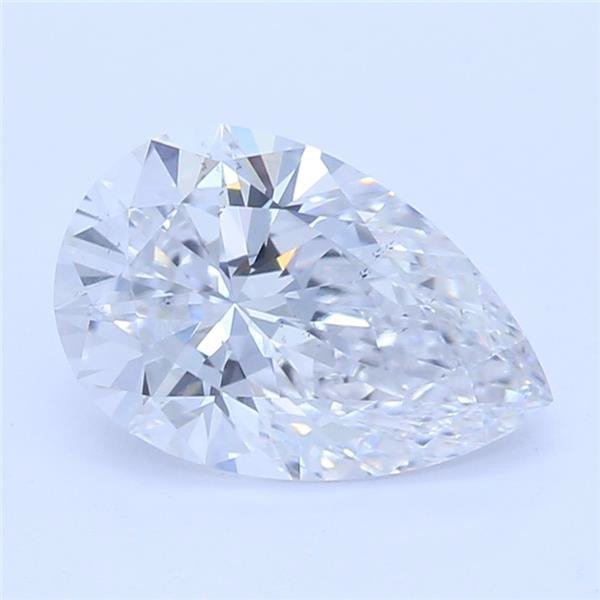 0.74ct E VS2 Rare Carat Ideal Cut Pear Lab Grown Diamond