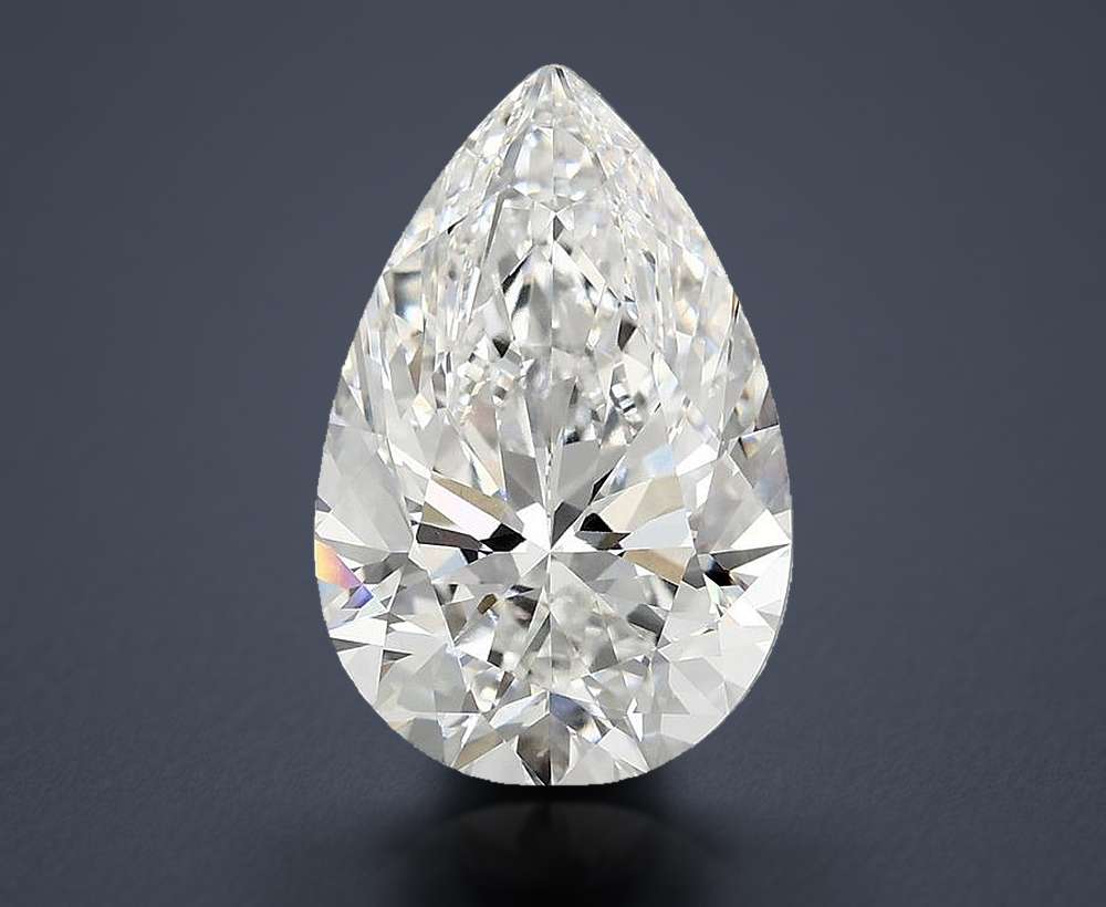 4.78 Carat Pear Lab Diamond