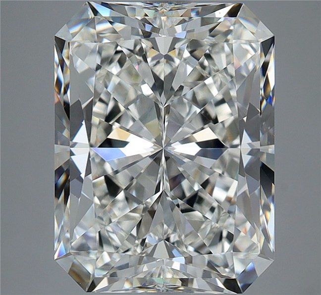6.03ct H VS2 Rare Carat Ideal Cut Radiant Diamond