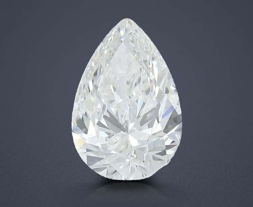 2.60 Carat Pear Lab Diamond