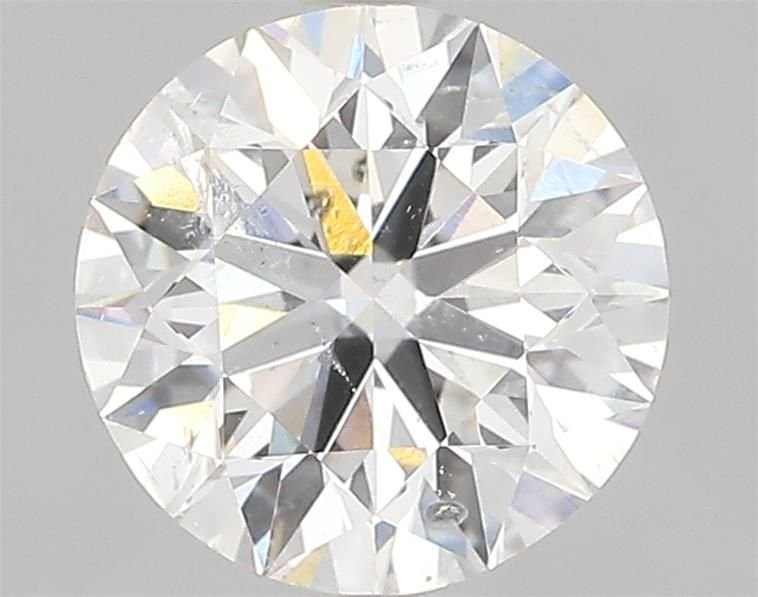 2.01ct E SI2 Rare Carat Ideal Cut Round Diamond