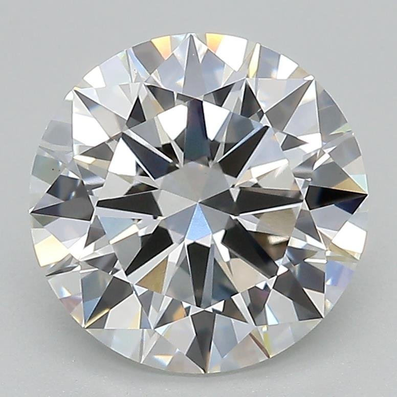 3.02ct G VS1 Excellent Cut Round Lab Grown Diamond