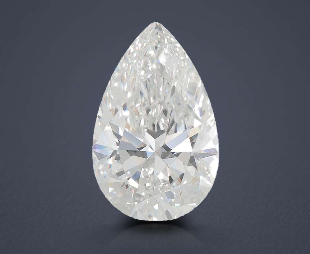 3.02 Carat Pear Lab Diamond