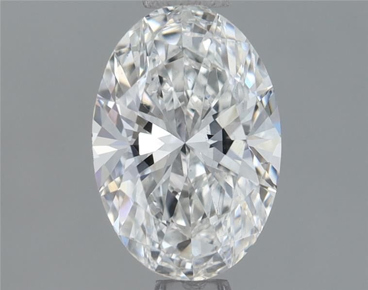 0.81ct F VS1 Rare Carat Ideal Cut Oval Lab Grown Diamond