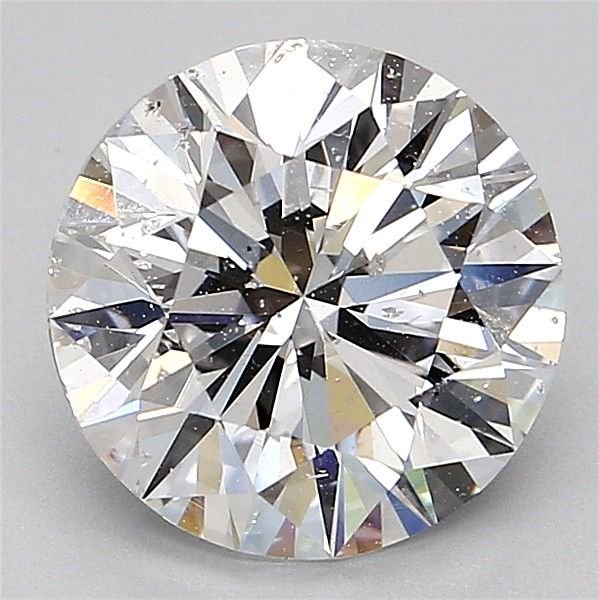 3.01ct D SI2 Very Good Cut Round Diamond