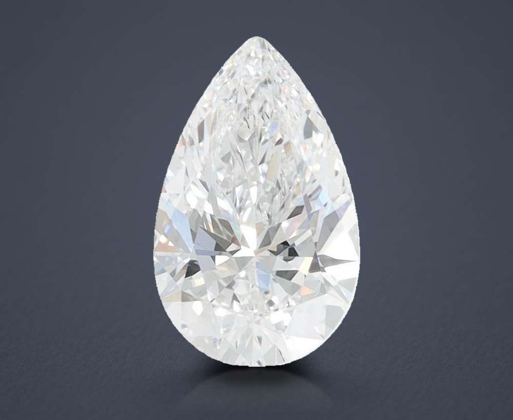 1.37 Carat Pear Lab Diamond