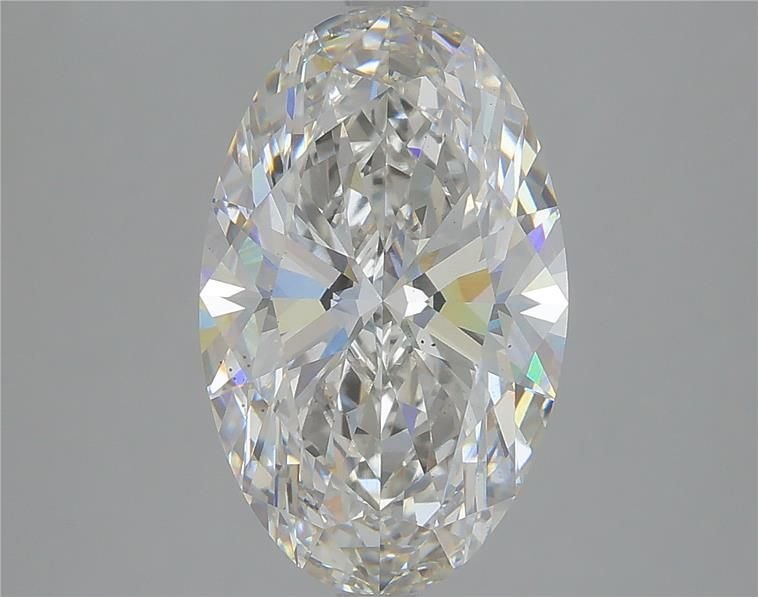 4.55ct H VS2 Rare Carat Ideal Cut Oval Lab Grown Diamond