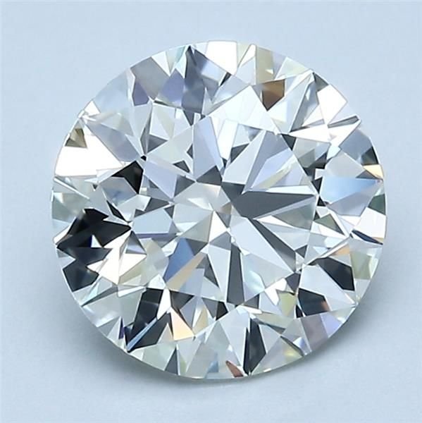 2.17ct J IF Rare Carat Ideal Cut Round Diamond