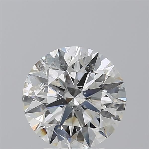 3.01ct G SI2 Rare Carat Ideal Cut Round Diamond