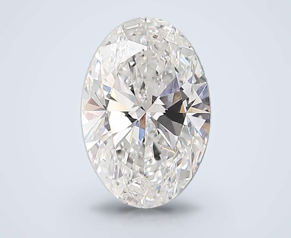 4.96 Carat Oval Lab Diamond