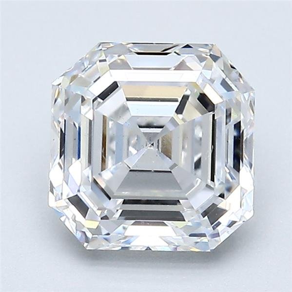 2.05ct D VS2 Very Good Cut Asscher Diamond