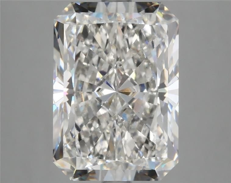 5.38ct F SI1 Rare Carat Ideal Cut Radiant Lab Grown Diamond