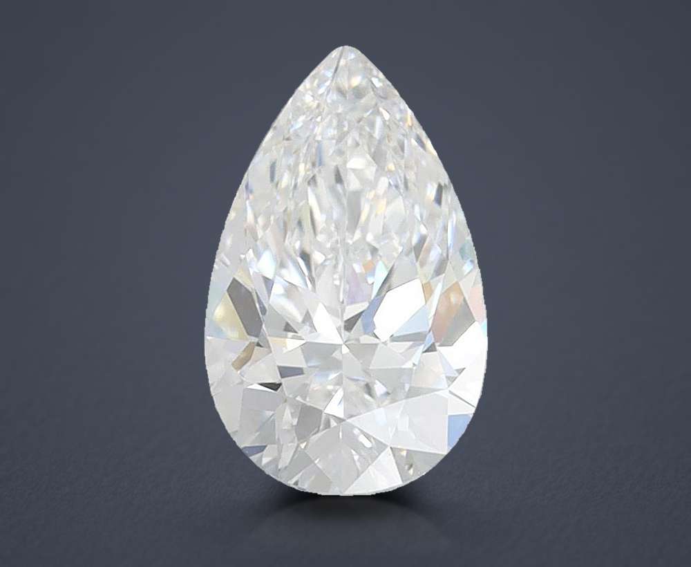 1.00 Carat Pear Lab Diamond