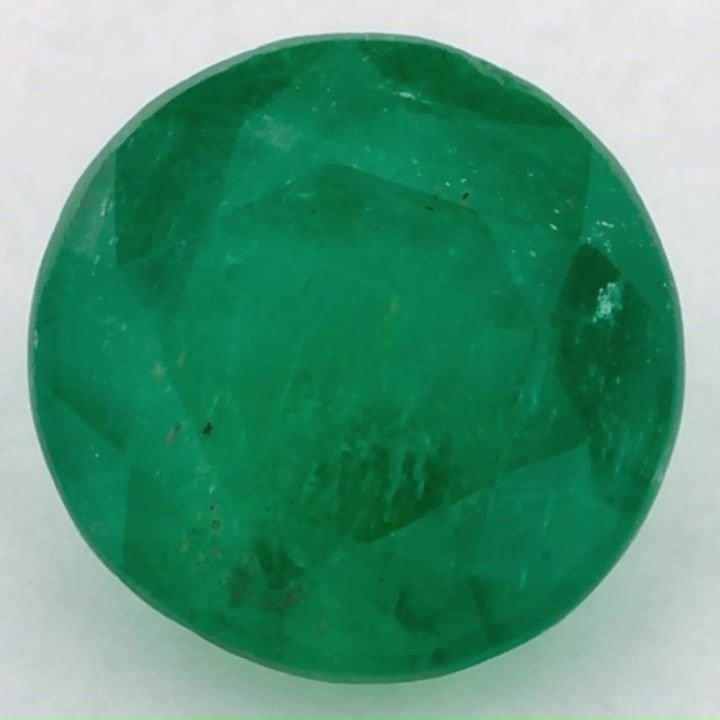 2.42 Carat Green Round Emerald