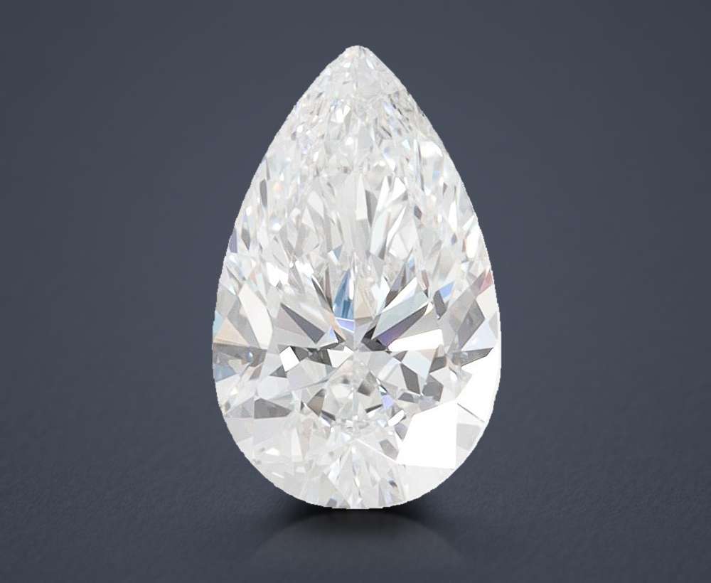 1.50 Carat Pear Lab Diamond