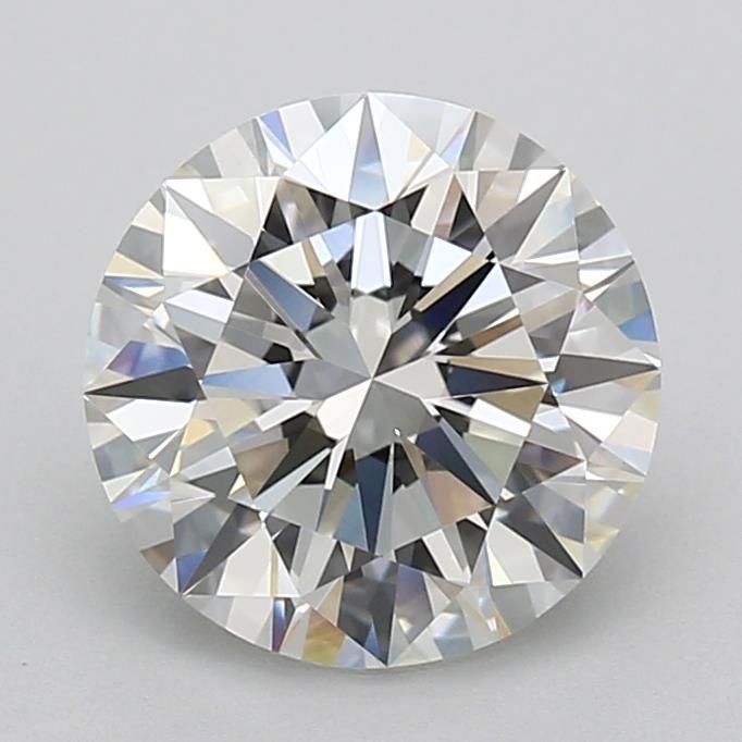3.01ct F VS1 Rare Carat Ideal Cut Round Lab Grown Diamond