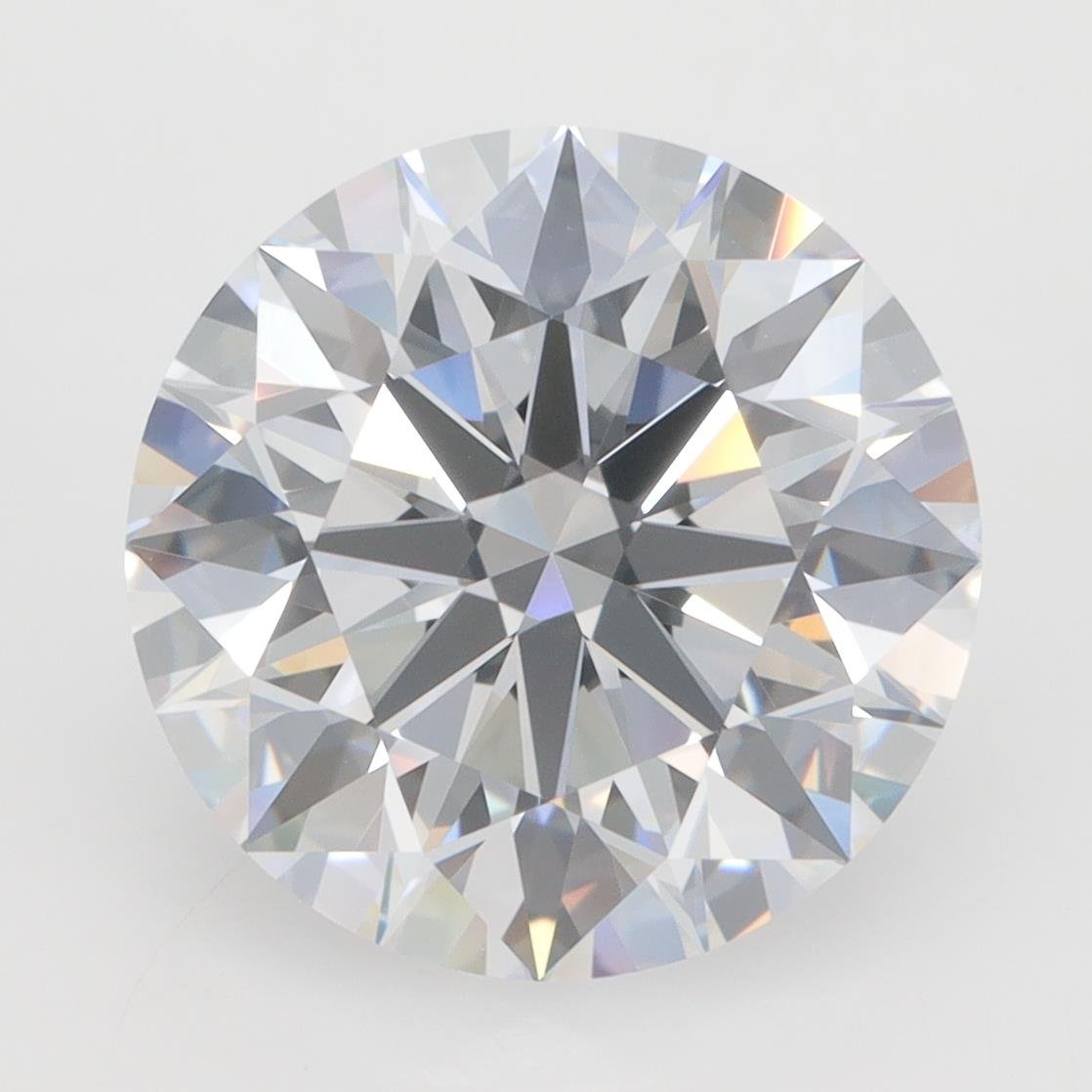 4.08ct D VVS1 Rare Carat Ideal Cut Round Lab Grown Diamond