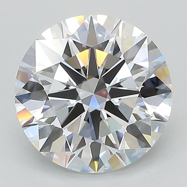 2.43ct D VVS2 Rare Carat Ideal Cut Round Lab Grown Diamond