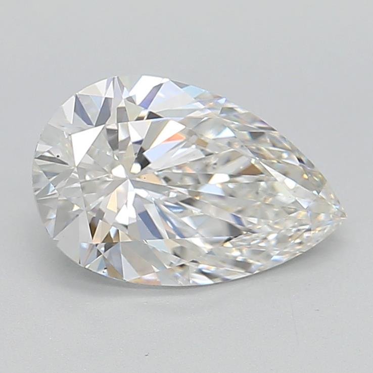 1.64ct F VS1 Rare Carat Ideal Cut Pear Lab Grown Diamond