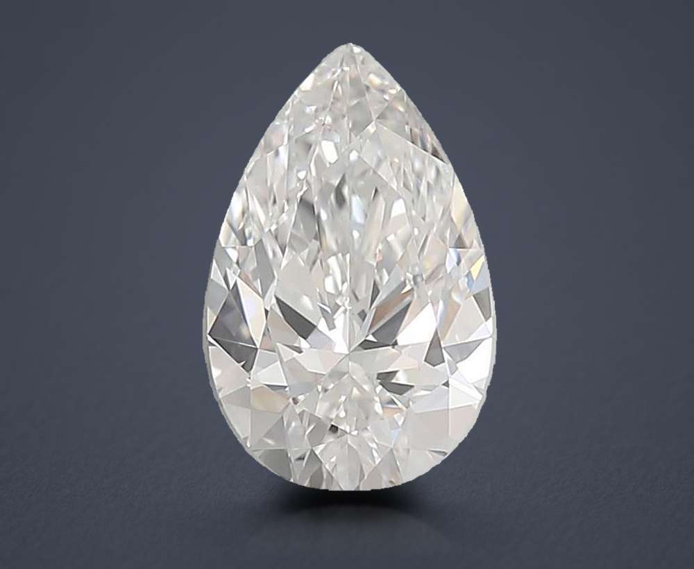 1.63 Carat Pear Lab Diamond