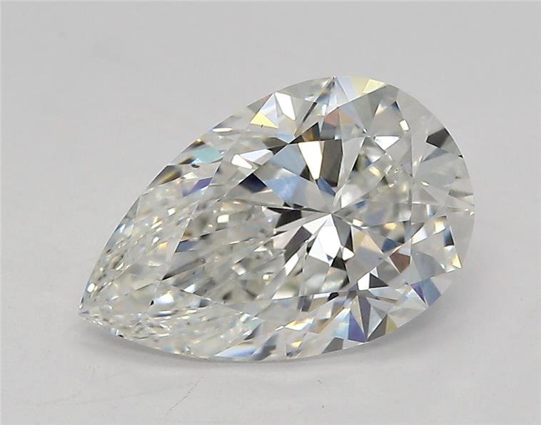 2.04ct E VS2 Rare Carat Ideal Cut Pear Lab Grown Diamond