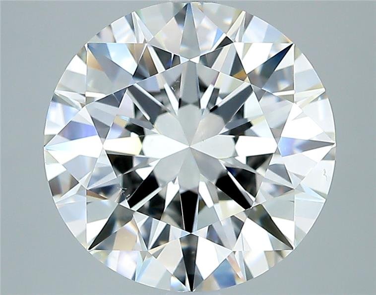 5.03ct G VS2 Rare Carat Ideal Cut Round Diamond