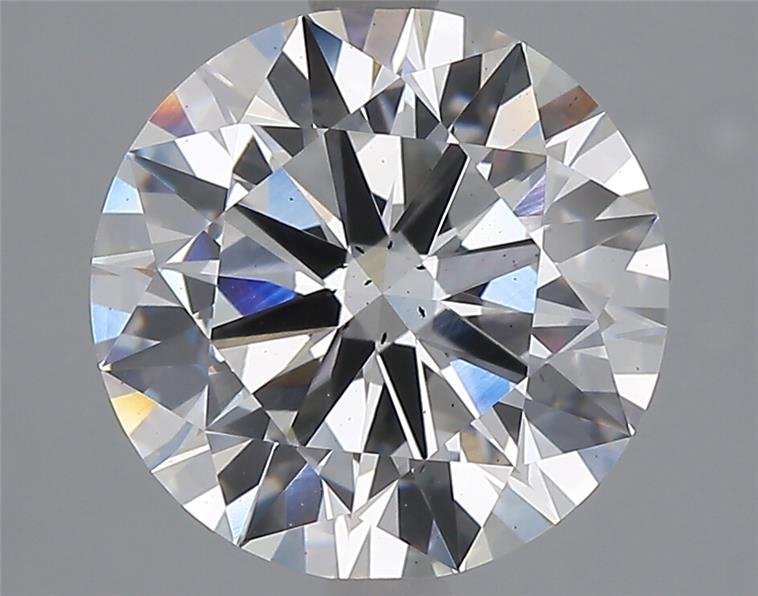 3.03ct E SI1 Rare Carat Ideal Cut Round Lab Grown Diamond