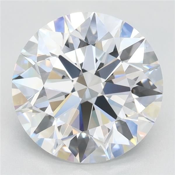 2.86ct D VVS1 Rare Carat Ideal Cut Round Lab Grown Diamond