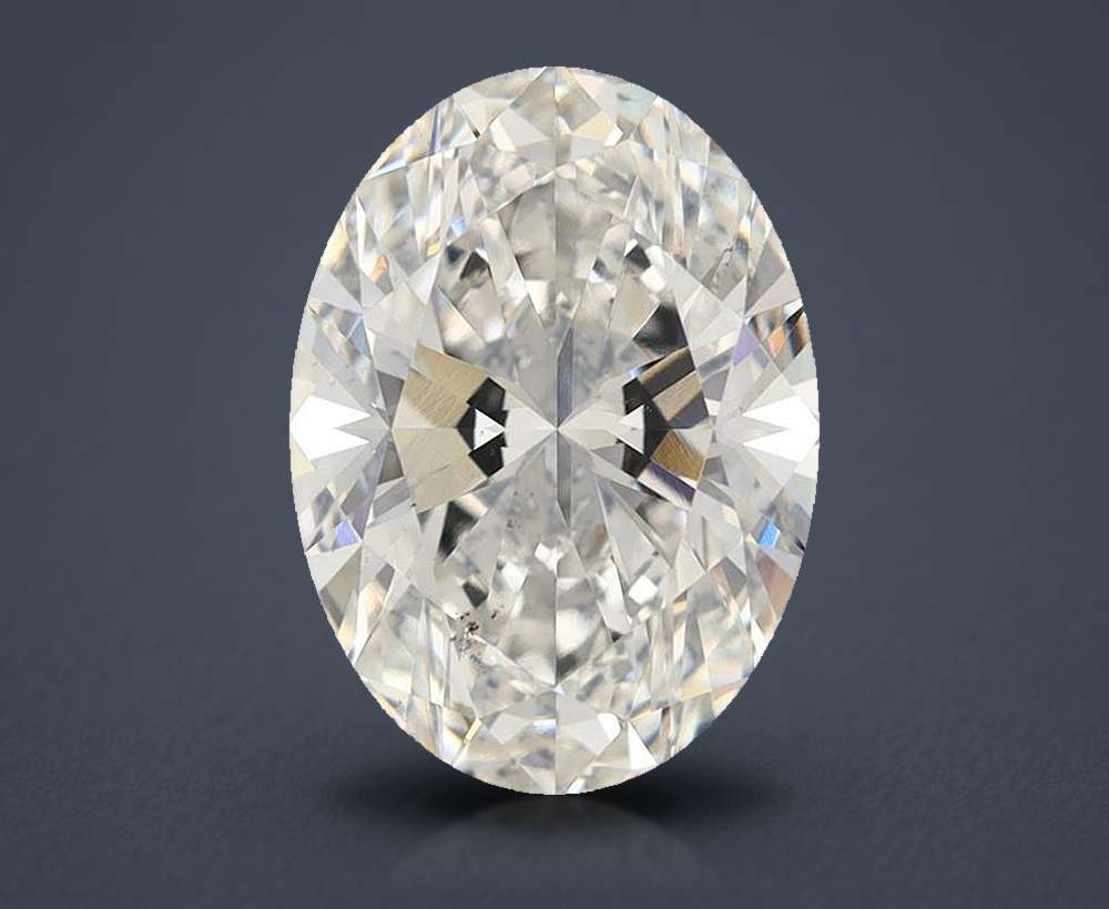 3.81 Carat Oval Lab Diamond
