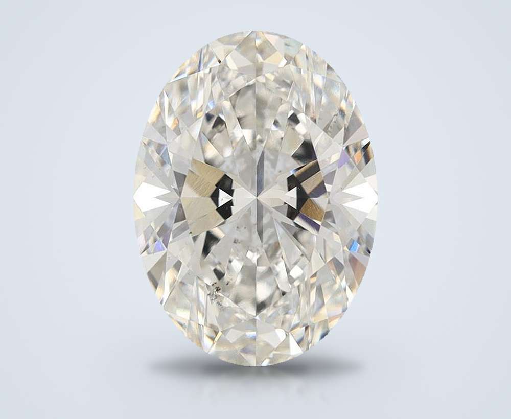 3.81 Carat Oval Lab Diamond