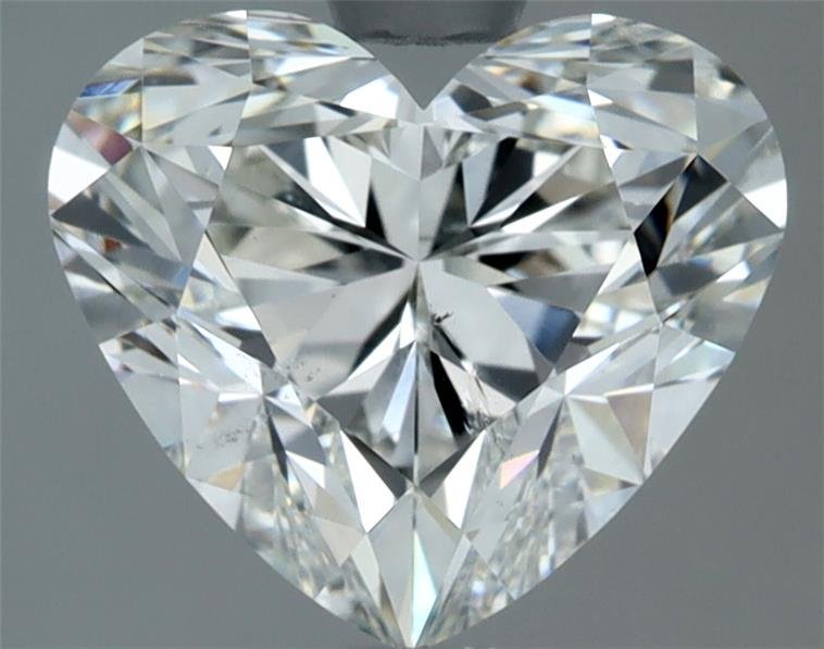 2.08ct H SI1 Rare Carat Ideal Cut Heart Diamond