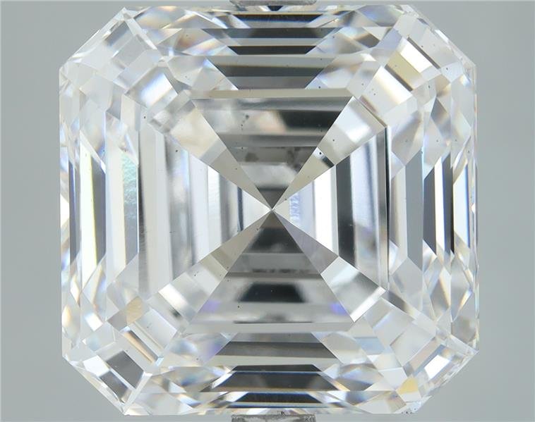 7.02ct E VS2 Rare Carat Ideal Cut Asscher Lab Grown Diamond