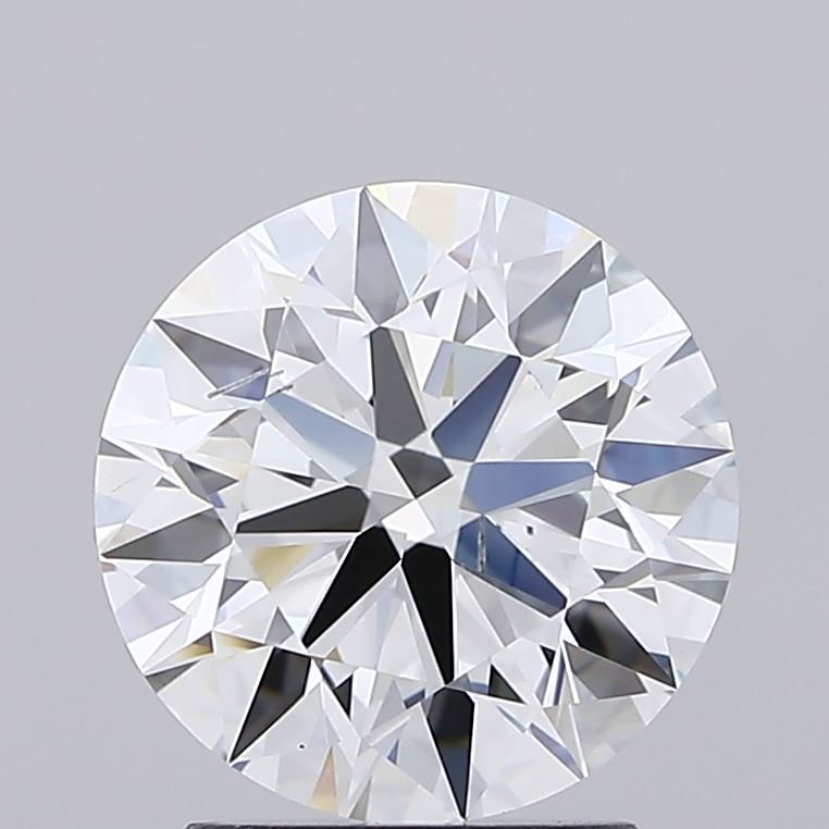 2.09ct E SI1 Rare Carat Ideal Cut Round Lab Grown Diamond