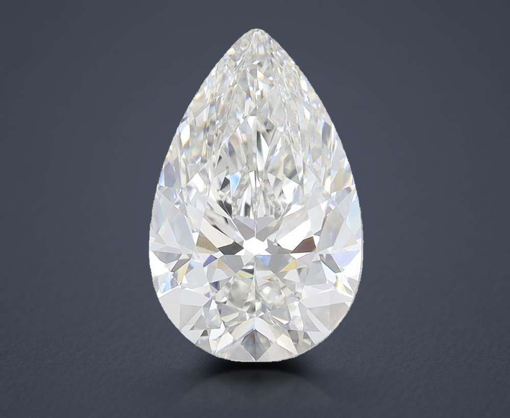 3.38 Carat Pear Lab Diamond