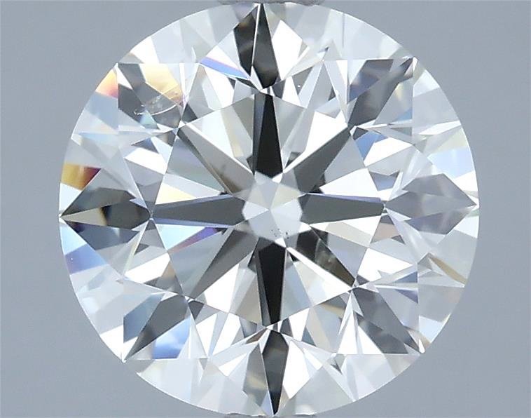 3.01ct J SI1 Excellent Cut Round Diamond