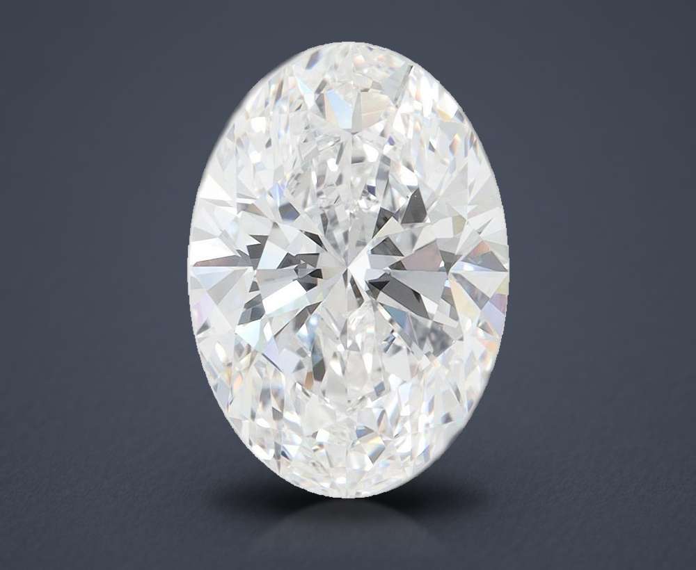 3.89 Carat Oval Lab Diamond