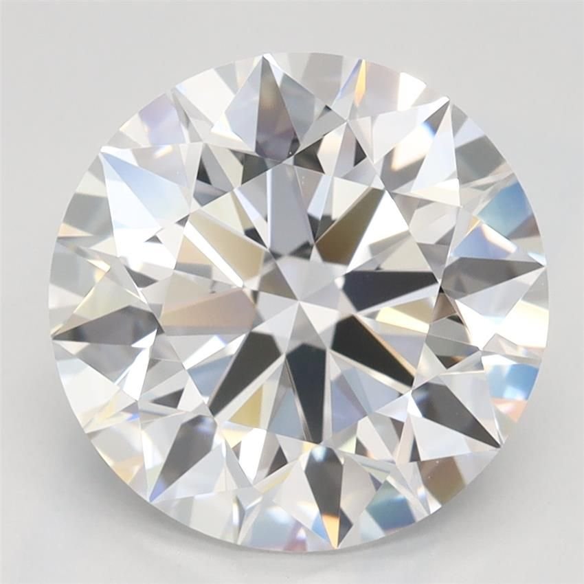 3.41ct D IF Rare Carat Ideal Cut Round Lab Grown Diamond