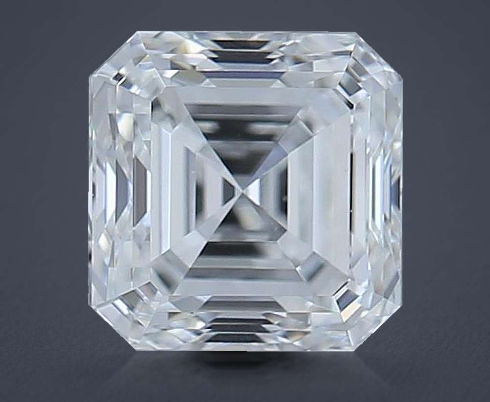 1.00 Carat Asscher Natural Diamond