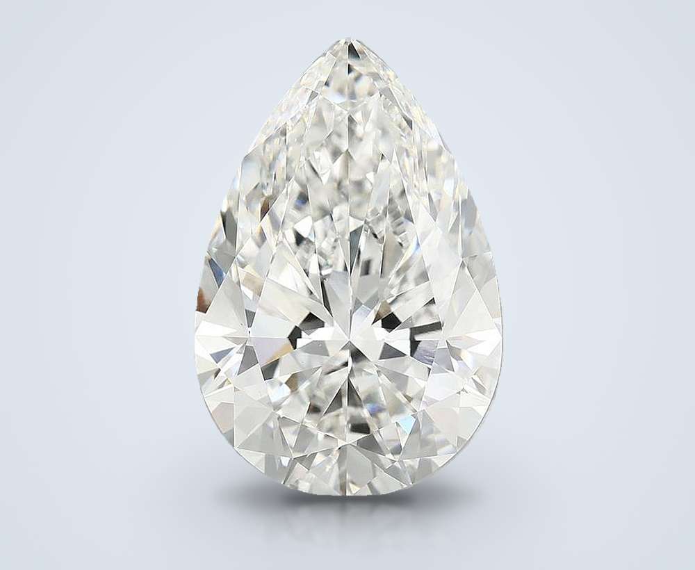 9.33 Carat Pear Lab Diamond