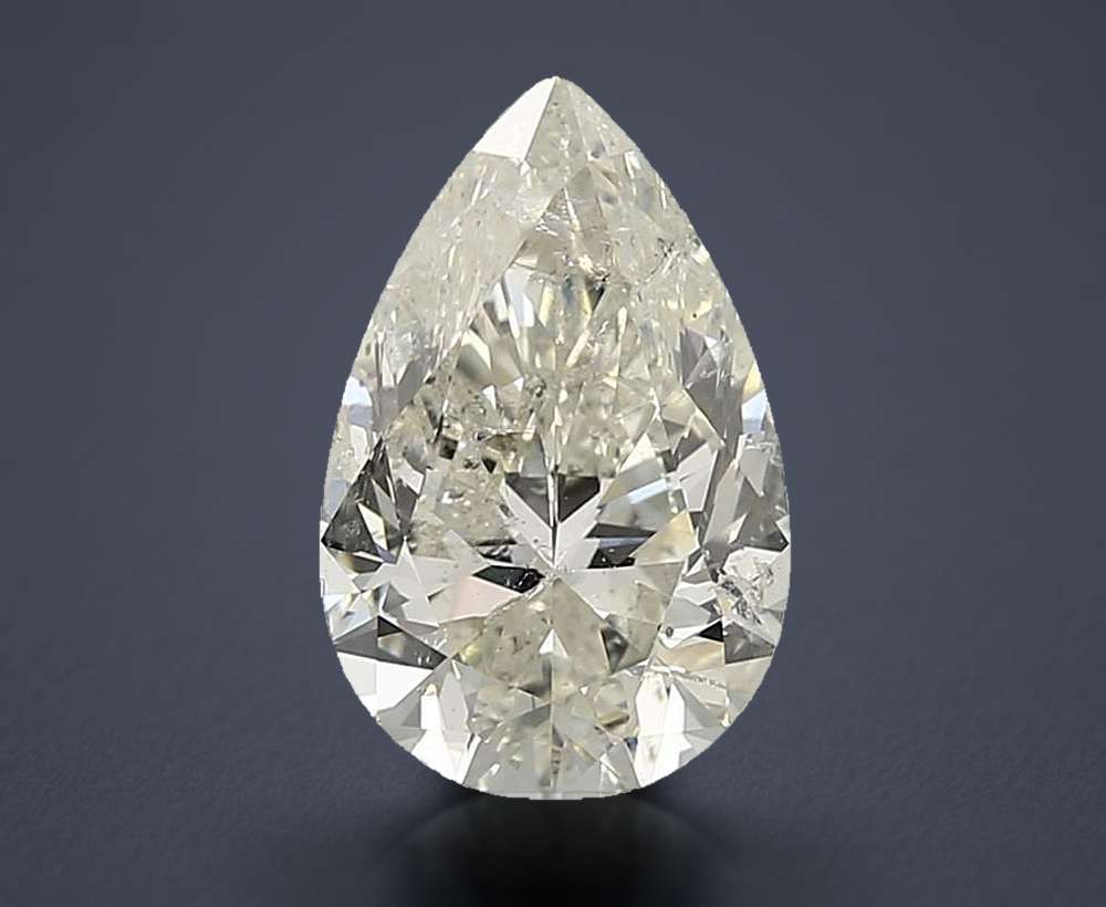 3.01 Carat Pear Natural Diamond