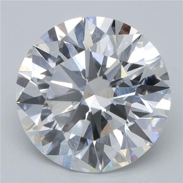 4.70ct F VVS1 Rare Carat Ideal Cut Round Lab Grown Diamond