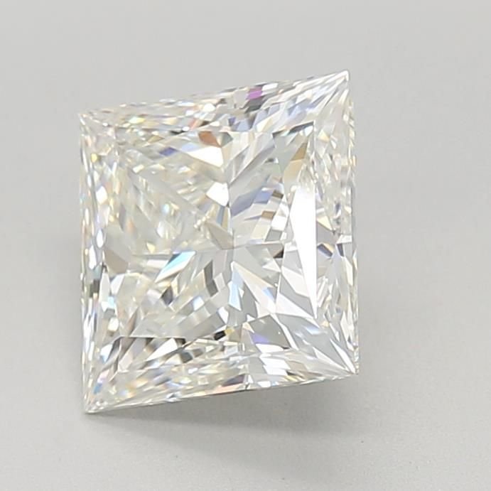 3.06ct G VVS2 Rare Carat Ideal Cut Princess Lab Grown Diamond