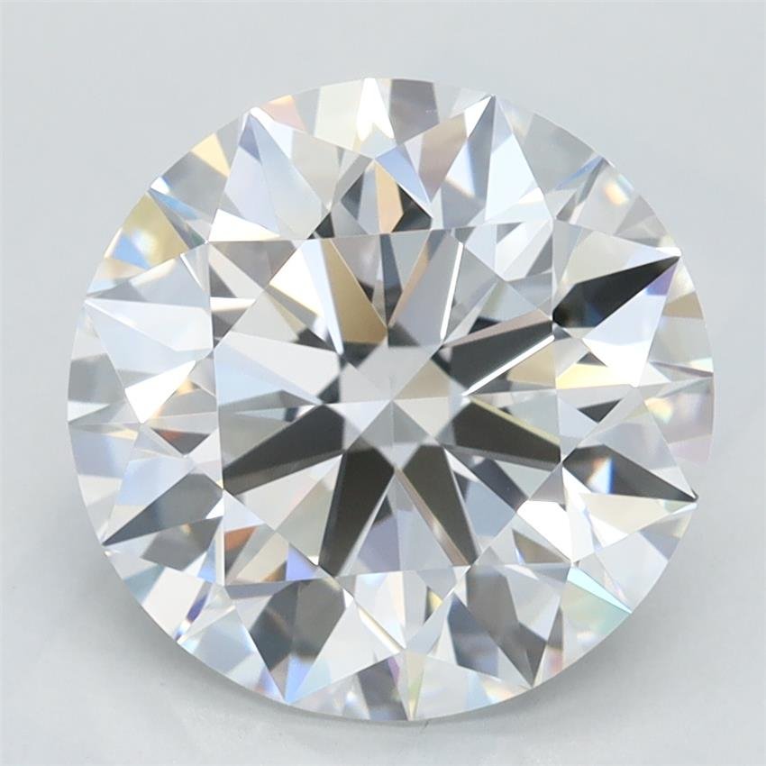 3.00ct D FL Rare Carat Ideal Cut Round Lab Grown Diamond