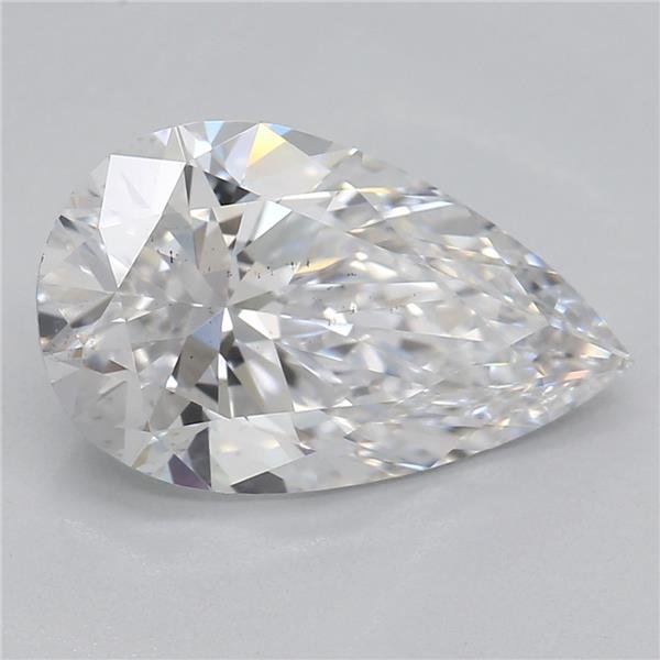 1.41ct E VS2 Rare Carat Ideal Cut Pear Lab Grown Diamond