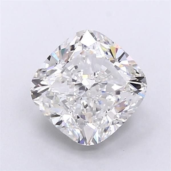 3.18ct E VVS2 Rare Carat Ideal Cut Cushion Lab Grown Diamond