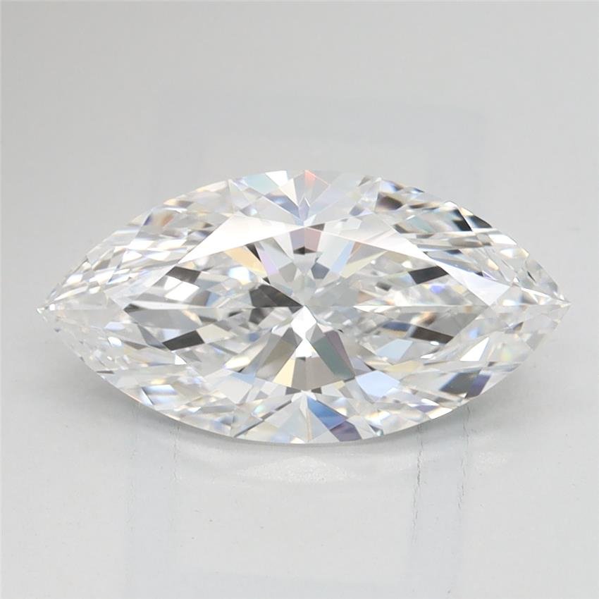 1.61ct D IF Rare Carat Ideal Cut Marquise Lab Grown Diamond