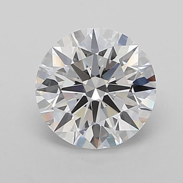 2.21ct D VVS2 Rare Carat Ideal Cut Round Lab Grown Diamond