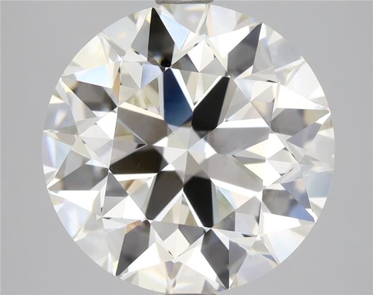 3.02ct K VS2 Rare Carat Ideal Cut Round Diamond